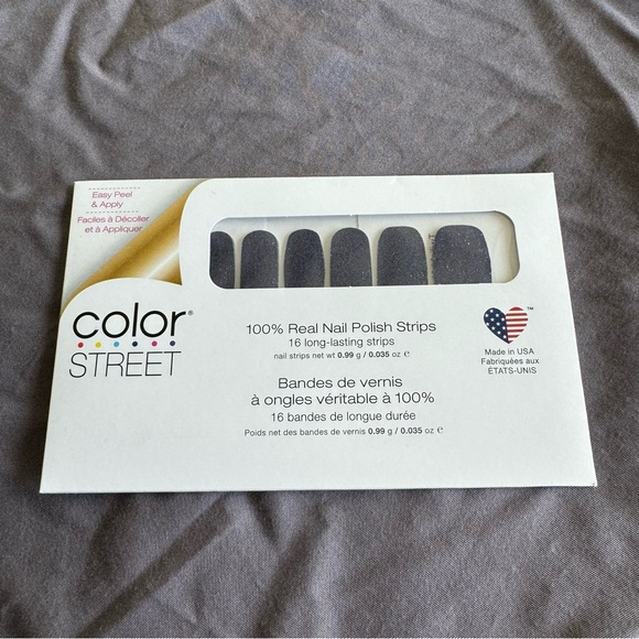 *Retired* Color Street: Twilight Hour | Dark Blue Glitter Sparkle Winter Fall - Picture 3 of 15